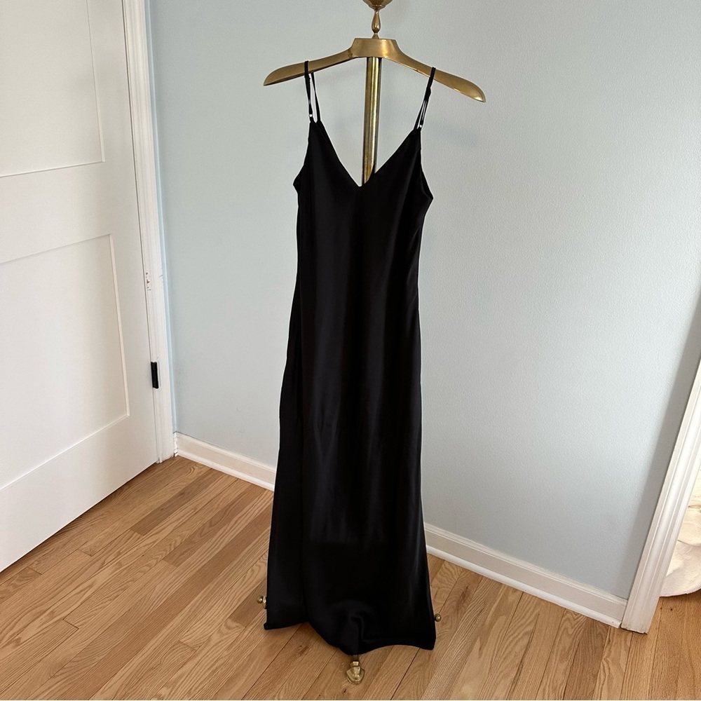 Elegant Black Slip Dress